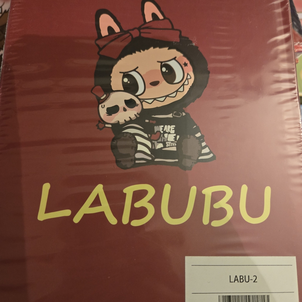 LABUBU Red Decorative Poster